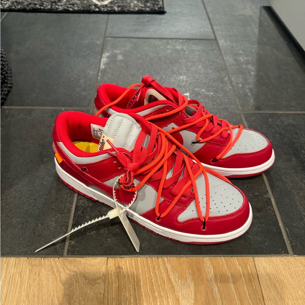 Red and Gray Off- Whites